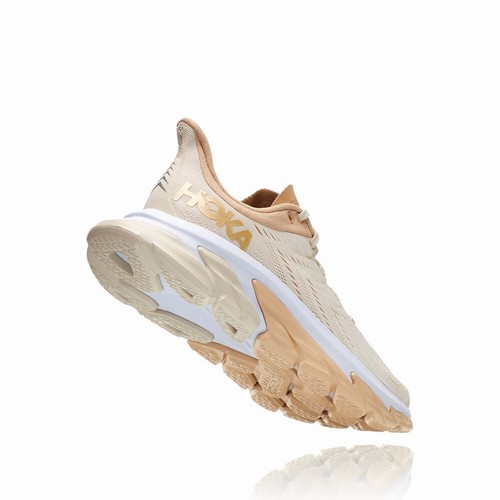 Hoka One One CLIFTON EDGE Road Running Shoes For Women India Khaki IN-2943